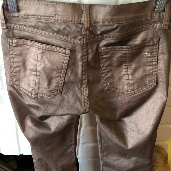 (EUC) Rag & Bone The Legging coated metallic jean - Picture 3 of 10